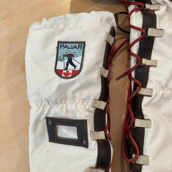 Pajar Canada Grip Tall Lace Waterproof Winter Boots White EU37 Womens 6 - Picture 2 of 12